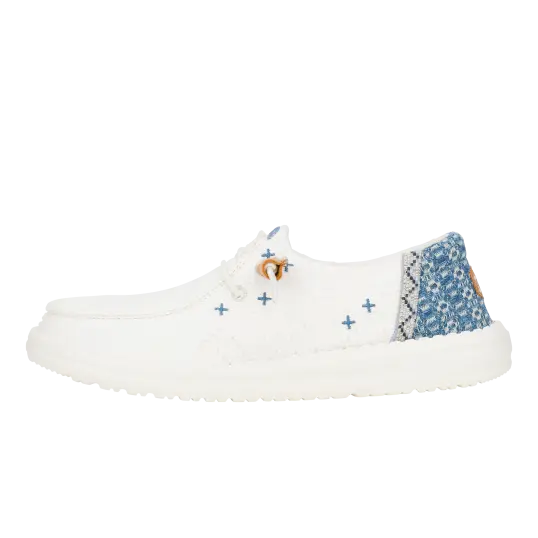 Cover image of White Hey Dude Wendy Crafted Boho Women's