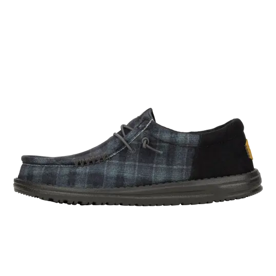 Cover image of Black Plaid Hey Dude Wally Funk Waffle Men's
