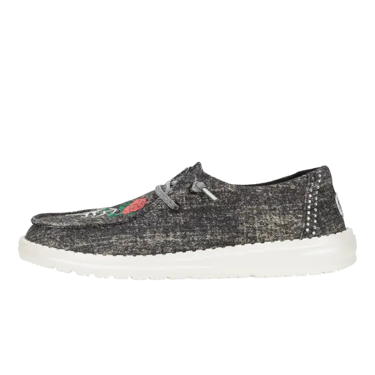 Cover image of BLACK RED Hey Dude Til Death Do Us Party Women's