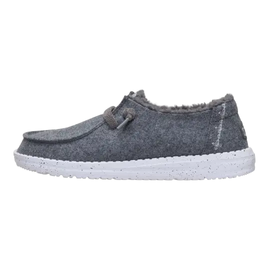 Cover image of Charcoal Hey Dude Wendy Wool Cozy Women's