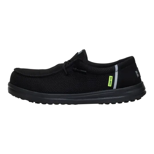 Cover image of Black/Black Hey Dude Wendy Work CT Women's