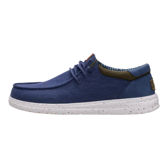 Cover image of Vintage Blue/Multi Hey Dude Paul Washed Men's