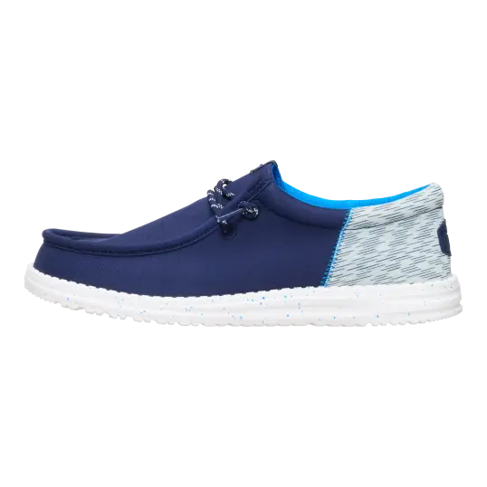 Cover image of Peacoat Blue/Multi Hey Dude Wally Funk Jersey Jacquard Men's