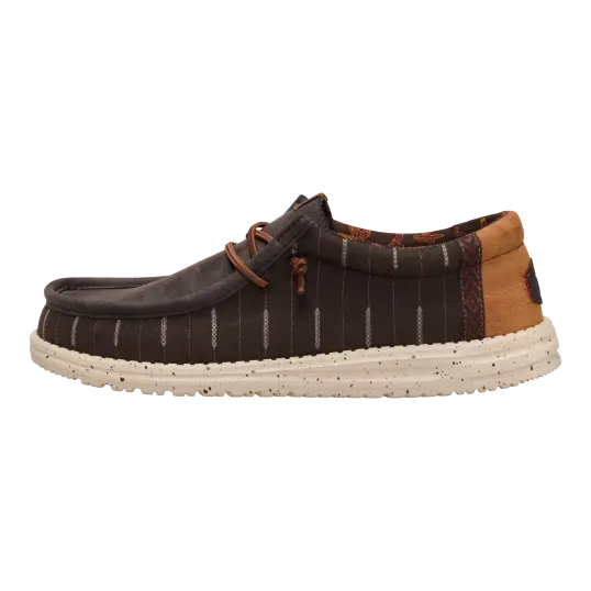 Cover image of Delicioso Brown/Multi Hey Dude Wally Western Men's