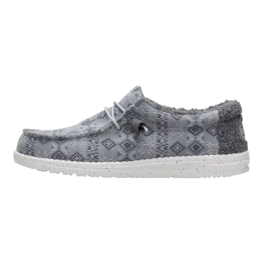 Cover image of Monument Grey/Multi Hey Dude Wally Sweater Men's