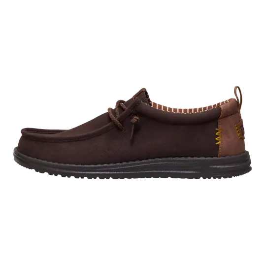 Cover image of Downtown Brown Hey Dude Wally Vintage Classic Men's