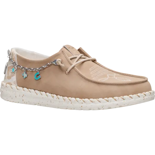 Cover image of TAN/WHITE Hey Dude Wendy Houston Rodeo 3 Women's
