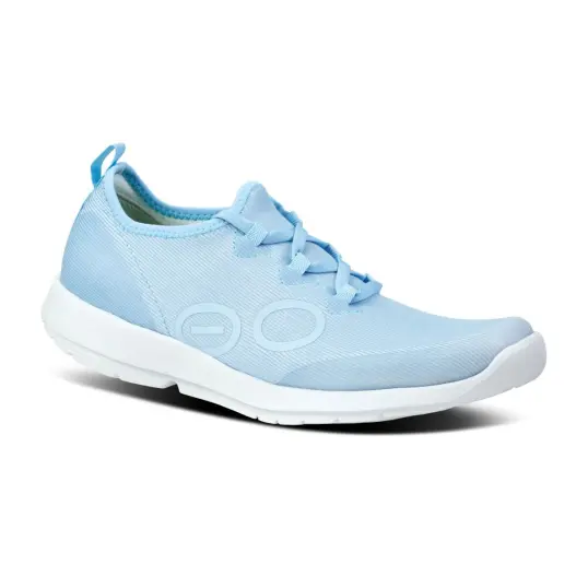 Cover image of CAROLINA BLUE Oofos OOmg Sport LS Shoe Women's