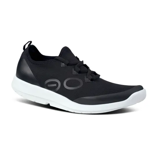 Cover image of WHITE/BLACK Oofos OOmg Sport LS Shoe Women's