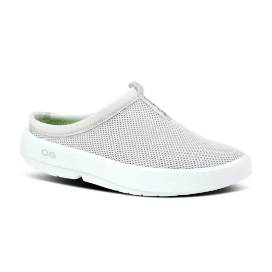 Cover image of WHT|GRY Oofos OOcoozie Sport Mule Women's