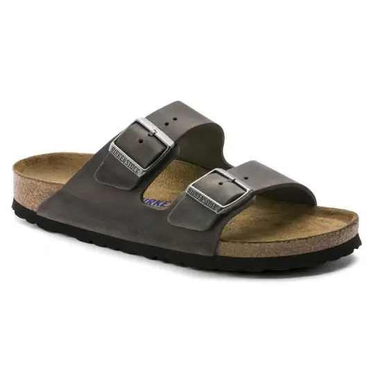 Cover image of IRON Birkenstock Arizona Soft Footbed Oiled Leather Regular Women's