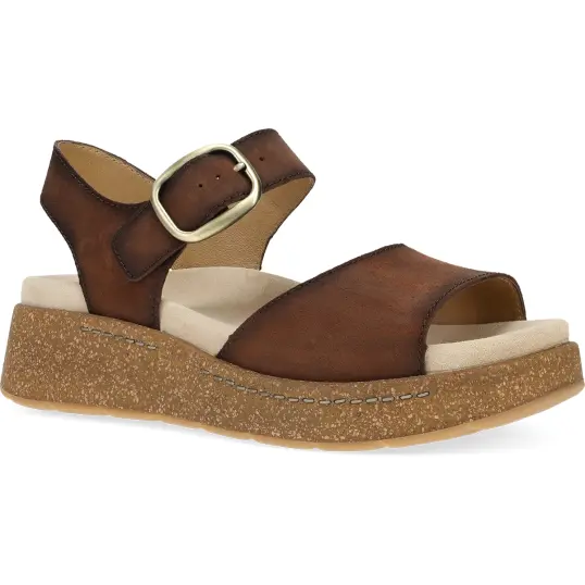 Cover image of Brown Burnished Suede Dansko Bianca Women's