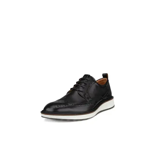 Cover image of BLACK Ecco St.1 Hybrid Wingtip Men's