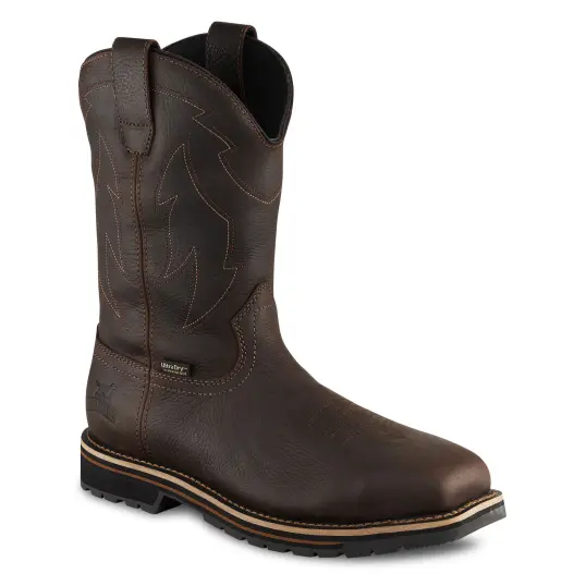 Cover image of DK BRN Irish Setter Kittson 11" Pull-On Safety Toe Waterproof Men's