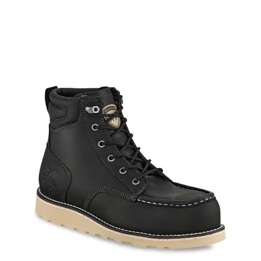 Cover image of Black Irish Setter Pipestone Steel Toe 6" Wedge Men's
