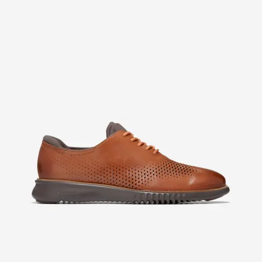 Cover image of British Tan|Java Cole Haan 2.Zerogrand Laser Wingtip Oxford Men's