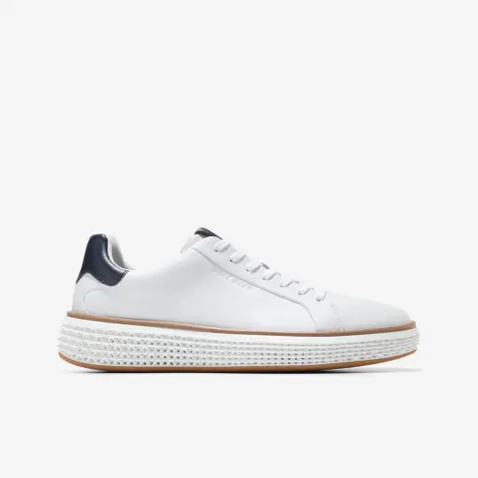 Cover image of Optic White | CH Midnight Moon | White Cole Haan Grandpro Court Skyweave Men's