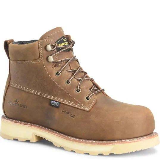 Cover image of AMBER Carolina 6" Safety Toe Waterproof Work Boot Men's