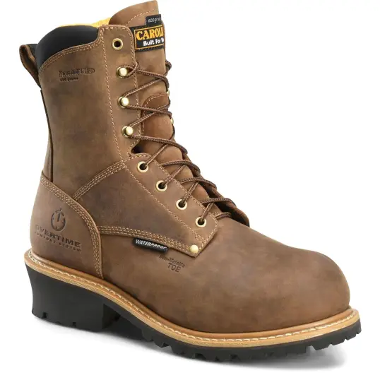 Cover image of CRZ HORSE Carolina Poplar 8" Waterproof 600G Comp Toe Logger Men's
