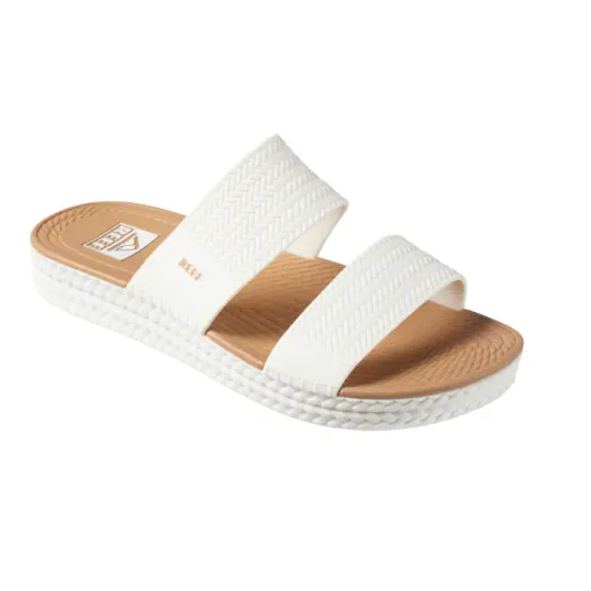 Cover image of WHITE/TAN Reef Water Vista Slide Women's