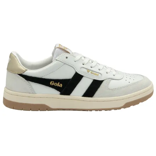 Cover image of WHITE/BLACK/GOLD Gola Hawk Women's