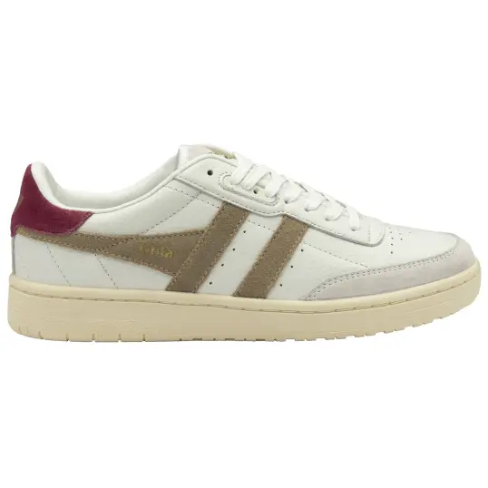Cover image of White/Cappuccino/Cerise Gola Falcon Sneakers Women's