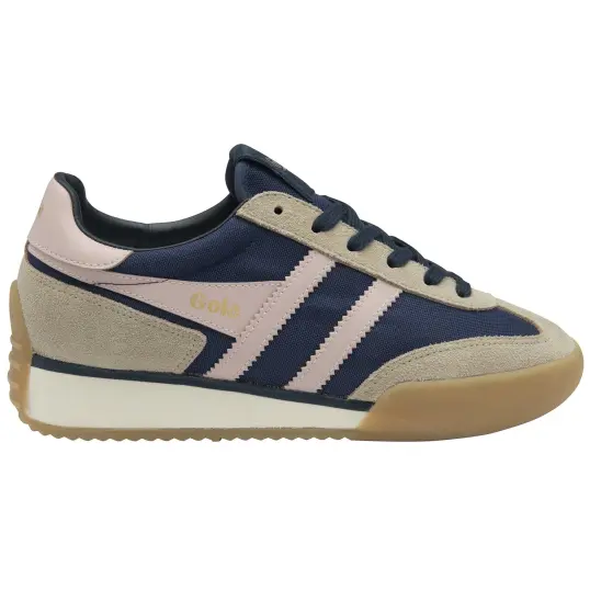 Cover image of Navy/Bone/Chalk Pink Gola Pacer Sneaker Women's