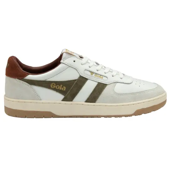 Cover image of White/Khaki/Rust Gola Hawk Men's