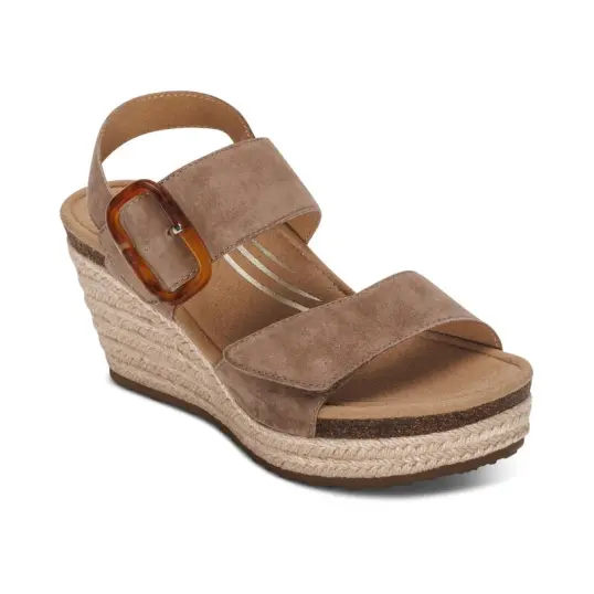 Cover image of TAUPE Aetrex Ashley Women's