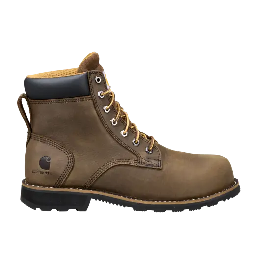 Cover image of Mossy Brown Carhartt Frontier 6" Water Resistant Composite Toe Work Boot Men's