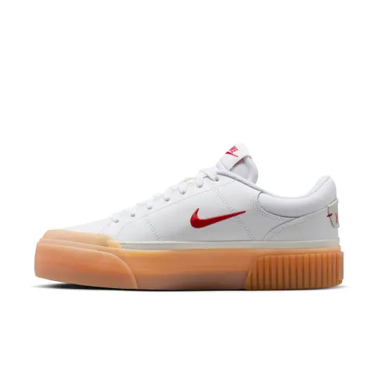 Cover image of WHT|UNIV RED Nike Court Legacy Lift Women's