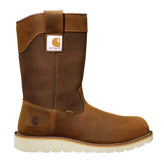 Cover image of BROWN Carhartt 10" Waterproof Wellington Wedge Boot Men's