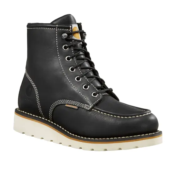 Cover image of Black Carhartt 6" Waterproof Moc Toe Wedge Boot Women's