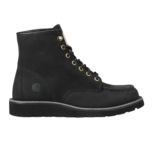 Cover image of BLACK Carhartt 6" Moc Toe Wedge Boot Women's