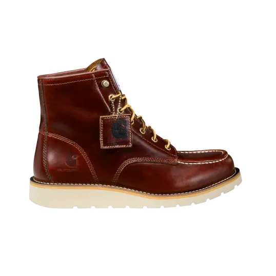 Cover image of RED BROWN Carhartt 6" Moc Toe Wedge Boot Men's