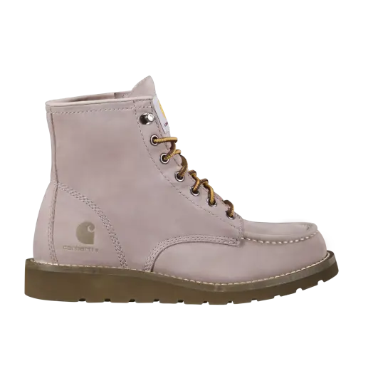 Cover image of LIGHT PURPLE Carhartt 6" Moc Toe Wedge Boot Women's