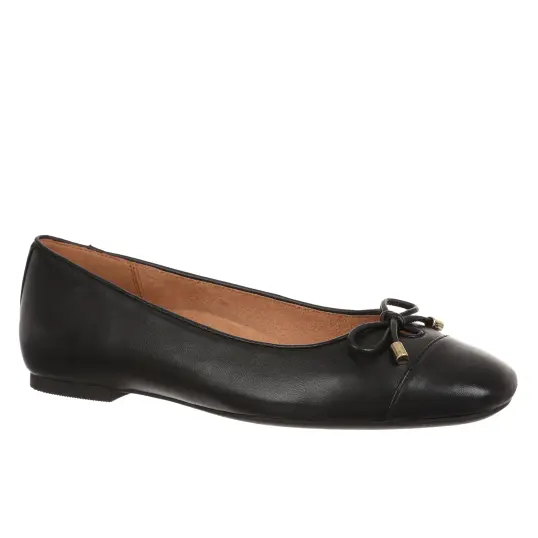 Cover image of BLACK LEATHER Vionic Klara Women's