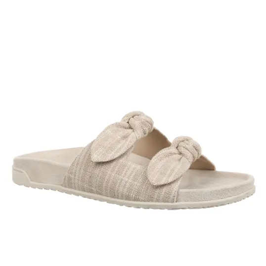 Cover image of Cream Stripe Canvas Vionic Elara Women's