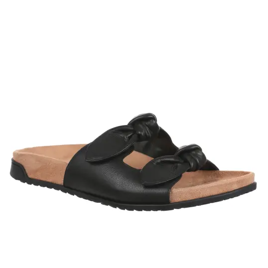 Cover image of Black Tmb Leather Vionic Elara Women's