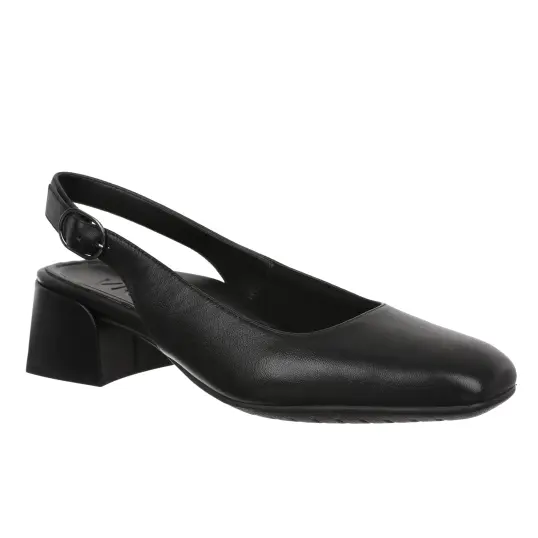 Cover image of BLACK LEATHER Vionic Reyes Women's