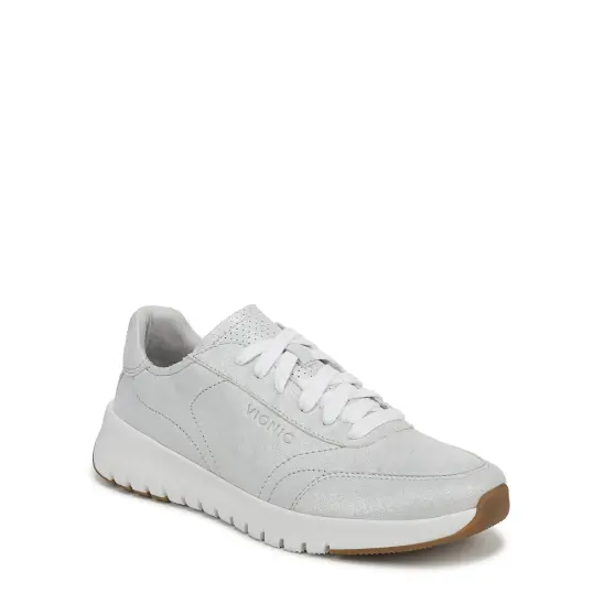 Cover image of SILVER LEATHER Vionic Uptown Sneaker Women's