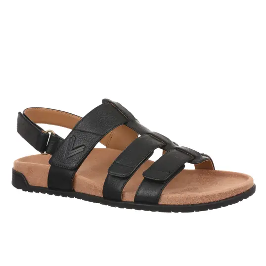 Cover image of BLACK LEATHER Vionic Eureka Women's