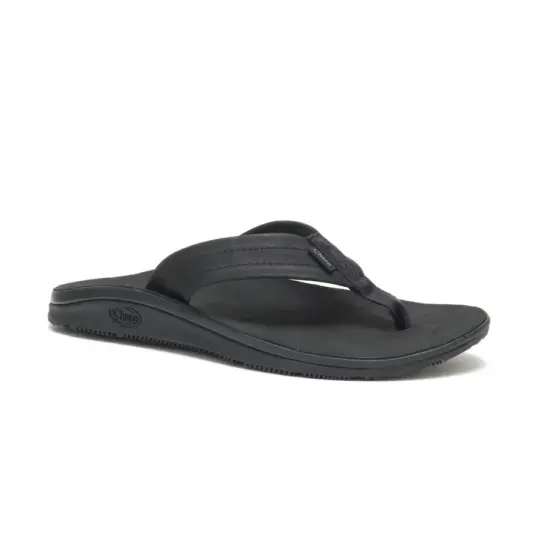 Cover image of BLACK Chaco Classic Leather Flip Women's