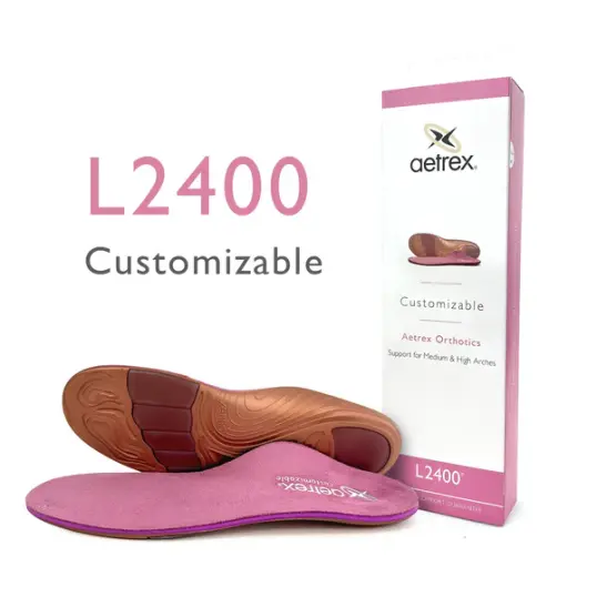 Cover image of Pink Aetrex Customizable Orthotics Women's
