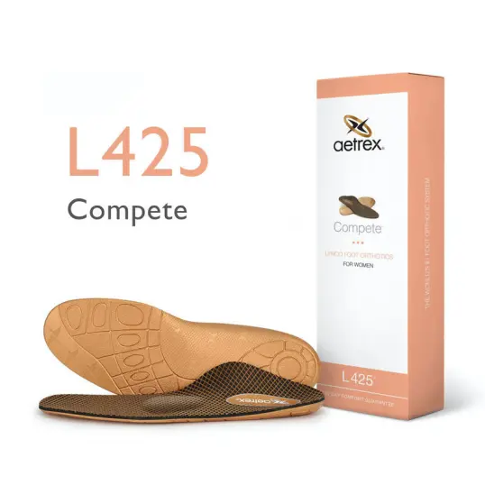 Cover image of COPPER Aetrex Compete Posted Orthotics W/ Metatarsal Support Women's