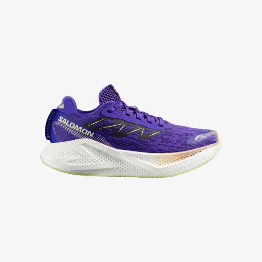 Cover image of Deep Blue / White / Butterfly Salomon Aero Glide 4 Women's