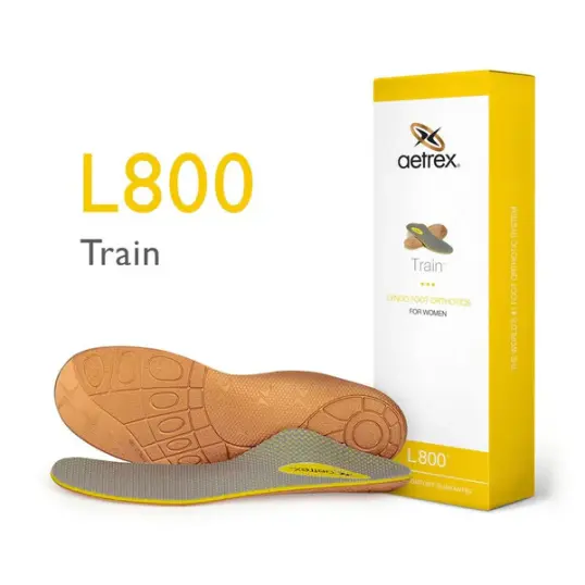 Cover image of Yellow Aetrex Training Med/High Arch Orthotics Women's