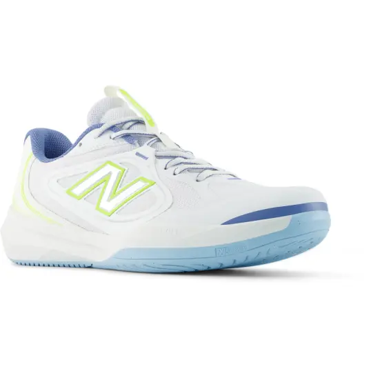 Cover image of NB 103 WHITE|ALKALINE GREEN New Balance FuelCell 796v5 Pickleball Men's
