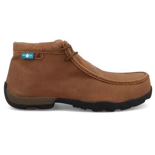 Cover image of DISTRESSED SADDLE Twisted X Work Chukka Driving Moc Waterproof Nano Toe Men's