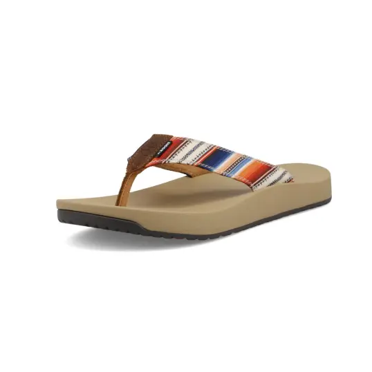 Cover image of SUNSET MULTI Twisted X Hooey Flip Flops Men's